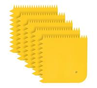 Generic Spatola per Colla Da 5 Pezzi, Spatola per Colla Dentellata, Spatola per Vernice Versatile E Flessibile, Cazzuola Dentellata, Piazza