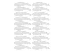 Generic Spatole Cosmetiche Curve a Cucchiaio 50 Pezzi Design Durevole per Lozione Crema e Crema per gli Occhi Viaggio Portatile