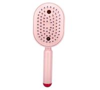 Generic Spazzola a Vapore Elettrica per la Riduzione della Nebbia Idratante e Dell'effetto Crespo per la Cura Quotidiana dei Capelli da Donna 1 Pezzo (PINK)