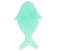 Generic Spazzola da Bagno per Bambini in Silicone Morbido a Forma di Balena a Forma di Cartone Animato per Pulire Delicatamente e Massaggiare la Pelle del Bambino 3,5 Once (GREEN)