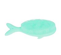 Generic Spazzola da Bagno per Bambini in Silicone Morbido a Forma di Balena a Forma di Cartone Animato per Pulire Delicatamente e Massaggiare la Pelle del Bambino 3,5 Once (GREEN)