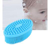 Generic Spazzola da Massaggio in Silicone per Bambini per Rafforzare il Fisico, Pettine per Capelli con Soffione Doccia in Silicone, Materiale Ecologico, per Bambini Generali e Speciali (BLUE)