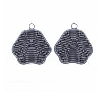Generic Spazzola Manuale per la Pulizia del Viso in Silicone per Esfoliazione Profonda e Assorbimento della Cura della Pelle 2 Pezzi Design Ergonomico e Robusto (GRAY)