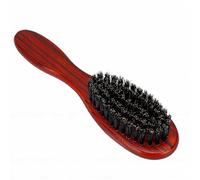 Generic Spazzola per Barba Uomo con Manico Ergonomico in Legno, Strumento Versatile per la Cura dei Capelli, Portatile 6,1x1,57 Pollici Ideale per L'uso Quotidiano