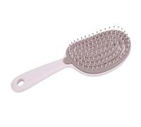 Generic Spazzola per Capelli Districante Autopulente e Ventilata per Un'asciugatura Rapida - Strumento Universale per la Cura dei Capelli per Uomini, Donne e Bambini (bianco viola)