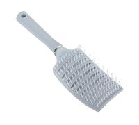 Generic Spazzola per Capelli Districante Spazzola per Capelli Professionale Ventilata, Pettine Rotondo con Denti, Massaggio del Cuoio Capelluto per Donne, Materiale ABS 9,8 X 3 Pollici (BLUE)