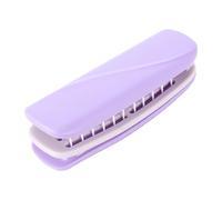 Generic Spazzola per Capelli Pieghevole Portatile con Specchio, Pettine a Doppia Funzione per Ritocchi Rapidi e Massaggio del Cuoio Capelluto, Ideale per i Viaggi, Viola