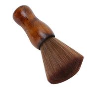 Generic Spazzola per Capelli Spezzati con Setole in Fibra Morbida Pulizia Rapida in Saloni e Case, Manico in Legno, 1 unità
