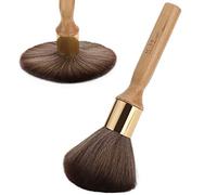 Generic Spazzola per Collo Salone Spazzola Parrucchiere Morbida e Delicata Sulla Pelle per Pulire i Capelli Rimanenti Nei Barbieri e a Casa Realizzata in Legno Massiccio e Fibra di Lana (Colore del