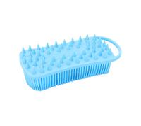 Generic Spazzola per Doccia in Silicone Spazzola Esfoliante per Massaggio Delicato per la Pulizia del Corpo e del Cuoio Capelluto 5,12 X 2,36 X 1,38 Pollici - Blu Cielo (cielo blu)