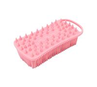Generic Spazzola per Doccia in Silicone Spazzola Esfoliante per Massaggio Delicato per la Pulizia del Corpo e del Cuoio Capelluto 5,12 X 2,36 X 1,38 Pollici - Blu Cielo (PINK)