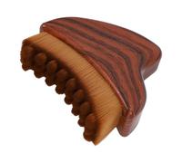 Generic Spazzola per il Viso a Secco Design Elegante per un Efficace Massaggio e Modellamento del Viso per Uso Domestico Marrone 3,15 X 2,76 Pollici