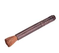 Generic Spazzola per la Pulizia degli Strumenti Testa in Lana Morbida Corpo in Legno Resistente per Violino e Strumenti Musicali Palissandro Ebano da 6,21 Pollici (Legno di ebano)