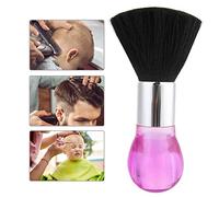 Generic Spazzola per Spolverare il Collo Spazzola per Capelli Morbida e Flessibile per la Pulizia della Lana per lo Strumento per lo Styling del Taglio dei Capelli del Salone di Barbiere con Manico