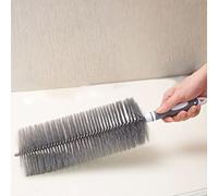 Generic Spazzola per Spolverare Pieghevole, Bacchetta per Spolverare in Materiale in Fibra Multiuso per la Pulizia del Divano Cieco della Finestra della Ventola (GREY)