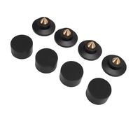 Generic SPEGLE ISOLAMENTO PIEDE PAD ALLUMINUM AMPORE AMCROGNO SCHUCTORIO SPIKE PER LETTORE CD AMPLIFICA (BLACK)