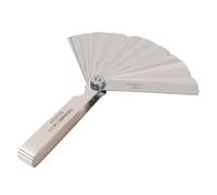 Generic Spessimetro a 26 Lame, Strumento Resistente per lo Spessore in Acciaio Inossidabile Misurazione Accurata dello Spazio, 0,0015-0,025 Pollici / 0,04-0,63 Mm, Comodo per i Meccanici