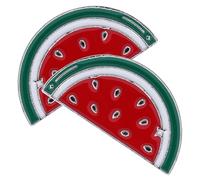 Generic Spilla a Forma di Anguria in Lega 2 Pezzi Fermagli per Vestiti Cartoon Leggeri e Resistenti Distintivi da Bavero per Cardigan e Maglioni Accessori Moda per Donna e Uomo