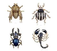 Generic Spilla a spillo, naturale, unisex, 1 pezzo, Plastica, Nessuna pietra preziosa