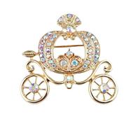 Generic Spilla arancione Accessori Donna, Misura unica, Plastica