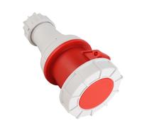 Generic Spina Aeronautica Impermeabile a 5 Pin 63A per Laboratori di Birrifici Campeggio Rosso IP67 PC+ottone