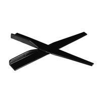 Generic Splitter a Bilanciere per Minigonne Laterali Antigraffio Splitter Nero Lucido Migliore Aerodinamica del Veicolo [Include 2 viti]