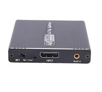 Generic Splitter Adattatore DisplayPort a Doppio DisplayPort 4K 144 Hz, Adattatore Display Esteso 1 in 2 Uscite, Supporto modalità MST, SST e Mirror, per Desktop, Laptop, Scheda Grafica