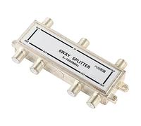 Generic Splitter CATV Splitter per Cavo Coassiale Ad Alta velocità per Segnale a 6 Vie per Migliori Prestazioni TV, 5-1000 MHz