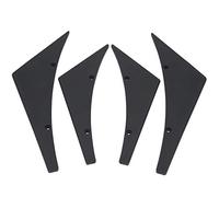 Generic Spoiler per le Auto, Spoiler per Auto con Pacchetto di Abbigliamento per Montaggio 4 Pezzi 4 Pezzi per Paraurti Anteriore per Paraurti per per Anteriore e Destro (BLACK)