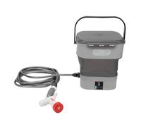 Generic Spruzzatore a Batteria, Idropulitrice Elettrica Ricaricabile con Ugello 5 in 1 e Serbatoio Dell'acqua Pieghevole da 12 Litri, per la Pulizia di Casa, Giardino, Auto e Animali
