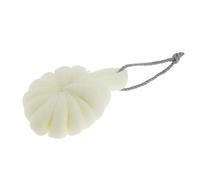 Generic Spugna Esfoliante per Doccia Da Bagno Grande per Donna, Uomo, Bianca, 16 cm