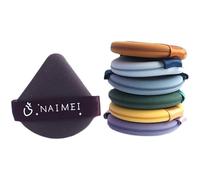 Generic Spugne struccanti, set di spugne per trucco, multicolore, rotonde, sintetiche, per rimuovere il trucco (rimozione del trucco)