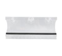Generic Squisita Mangiatoia per Uccelli Montata su Finestra Dal Design Carino in Plastica Trasparente per Uso Domestico con Ventose (Rettangolo)