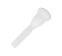 Generic Squisito Bocchino per Tromba Bianco in ABS, Accessorio per Corno Leggero per Trombettisti, Adatto Sia a Principianti Che a Professionisti