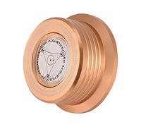 Generic Stabilizzatore per Dischi Giradischi da 50 Hz con Livella a Bolla Ad Alta Precisione per il Massimo Piacere del Suono del Vinile - Morsetto in Alluminio Resistente (GOLD)