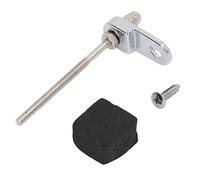 Generic Staffa di Montaggio per Battipenna per Mandolino in Metallo Argento Ad Alta Resistenza per la Sostituzione del Battipenna per Chitarra Jazz con Vite e Base