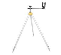 Generic Staffa di Supporto in Alluminio Leggero Regolabile per Treppiede con Asta Prisma per Rilievi del Terreno 80-124 Cm