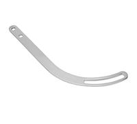 Generic Staffa per Alternatore Professionale Adatta per Piccoli Blocchi Adatti per Pompa Dell'acqua Corta , Migliora le Prestazioni del Motore per gli Appassionati di Auto (SILVER)