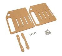 Generic Staffa per Disco Rigido in Acrilico per Rack per Dischi Rigidi Multistrato, Soluzione di Archiviazione Fai-da-te da 3,5", Perfetta per gli Appassionati (4 strati)
