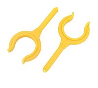 Generic Staffa Porta Canna da Pesca con Blocco Remo per Barca, Confezione da 2 Accessori Marini in Plastica per Kayak, Canoa, Gommone, Yacht, Moto d'acqua (YELLOW)