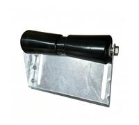 Generic Staffa Rullo Rimorchio Accessorio Barca Supporto Guida Rotella Piastra Robusta Antiruggine con Rulli su Asse Orizzontale Protegge La E Facilita il , 340 225 115mm, Interasse Fori 250mm
