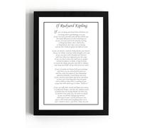 Generic Stampa artistica incorniciata "IF" di Rudyard Kipling, A5