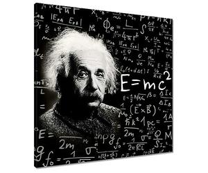 Generic - Stampa su tela Wall Art Decor 60x60cm Albert Einstein No. H697Z_PC1BB