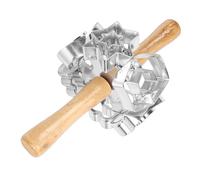 Generic Stampo a Rullo per Taglierina per Ciambelle in Lega di Alluminio con Mattarello per Panifici e Supermercati (stile 1)