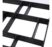 Generic Stampo in Calcestruzzo Riutilizzabile per Percorsi da Giardino Pavimentazione Esterna per Passerelle da Giardino Fai da Te Patio 17,7 * 15,7 * 1,6 Pollici 1 Pezzo