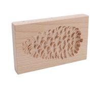 Generic Stampo per Pressa in Legno, Stampo per Timbri per Biscotti in Legno di Faggio, Rivestimento in Cera d'api per Uso Alimentare, Ideale per Biscotti, Muffin, Decorazione di Torte Al Cioccolato
