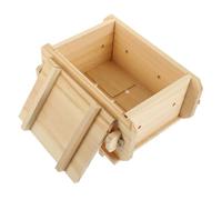Generic Stampo per Tofu in Legno Portatile e Riutilizzabile Mold per Tofu Fatta Pressa per Cagliata Soia Strumento e per Cucina