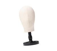 Generic Stand Mannequin Head in piedi Multipurpo con supporto per la parrucca del cappello da cappello da base per cappelli da copricapo salone di casa, Corto Nero
