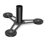 Generic Starlink - Supporto per ricevitore satellitare rivestito in gomma, per finestrini e tettucci apribili, mini antivento