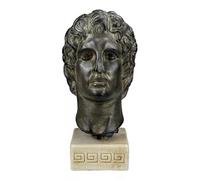 Generic Statua di Alessandro Magno Macedone Busto Moldano in gesso duro, beige